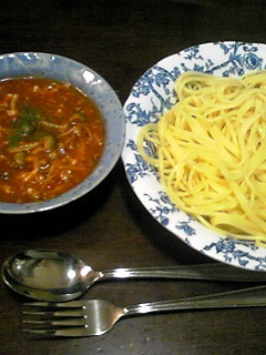 ミネストローネ風つけパスタ-レシピのメイン写真