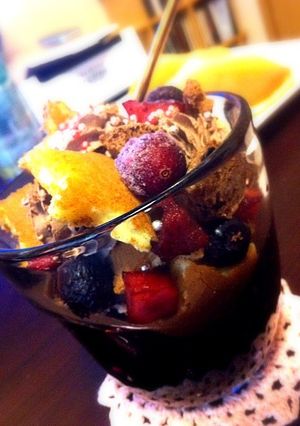 簡単☆ホットケーキパフェ-レシピのメイン写真