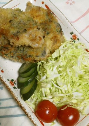 祖母に作る、アジのあっさり梅風味揚げ-レシピのメイン写真