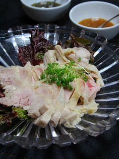 茹で鶏の塩麹入りバンバンジー-レシピのメイン写真