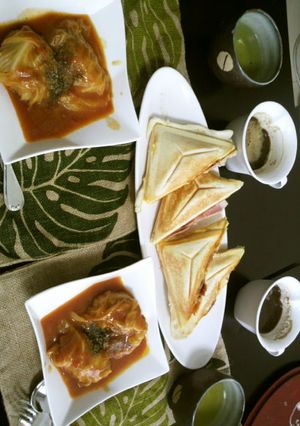 ☆ホットサンド☆～ハム卵編～-レシピのメイン写真