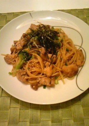 鶏肉とブロッコリーのポン酢パスタ-レシピのメイン写真