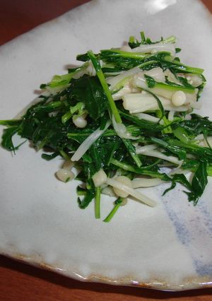シャキシャキ水菜あえ♪-レシピのメイン写真