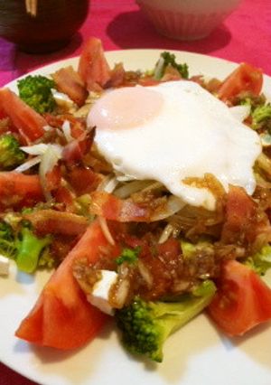 野菜もりもりサラダバルサミコドレッシング-レシピのメイン写真