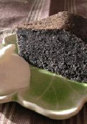 炊飯器 de 真っ黒ゴマと豆腐のケーキ-レシピのメイン写真