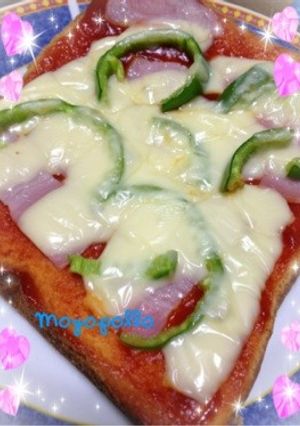 ピザトースト-レシピのメイン写真