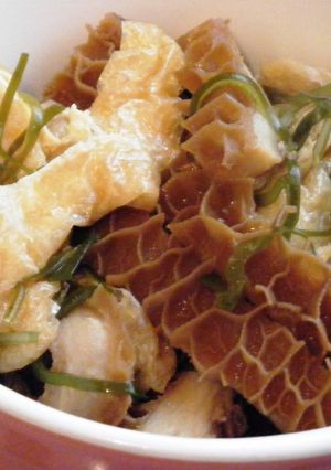 蜂の巣と昆布と油揚げの煮物-レシピのメイン写真