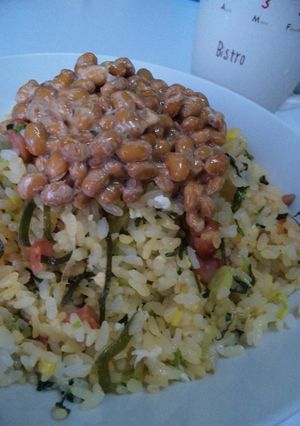 チャーハンの納豆かけ-レシピのメイン写真