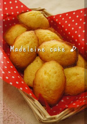 * 蜂蜜とバターの風味 ❤ マドレーヌ♪-レシピのメイン写真