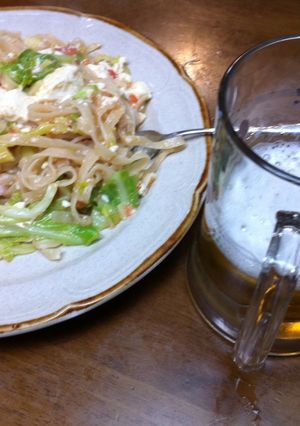 春野菜とチャンプルーパスタ-レシピのメイン写真