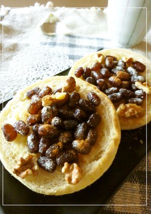 塩麹×蜂蜜×甘納豆のミルキートースト-レシピのメイン写真