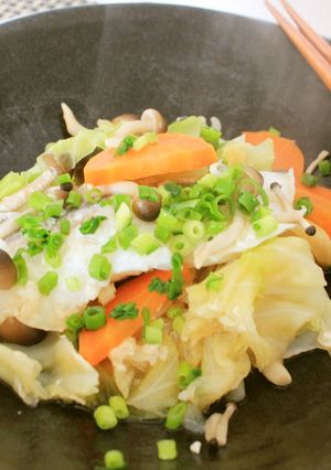 タラとキャベツの塩麹蒸し♪-レシピのメイン写真