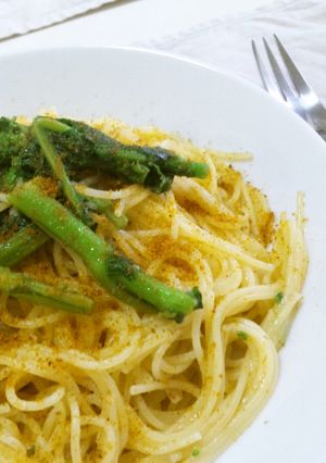菜の花とボッタルガのパスタ-レシピのメイン写真