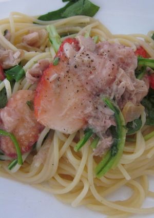 春満喫♪いちごのパスタ-レシピのメイン写真