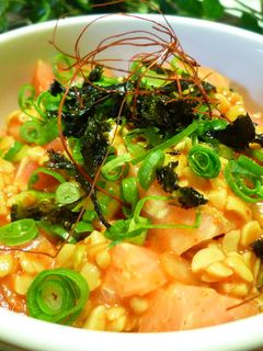 鮪とキムチと納豆の韓国和え-レシピのメイン写真