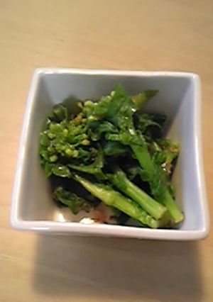 【我が家の！】菜の花のおひたし-レシピのメイン写真