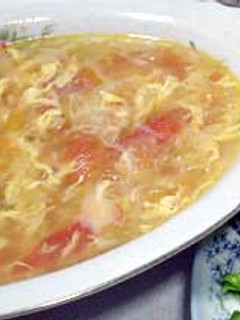たまごとトマトのスープ-レシピのメイン写真
