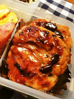 *お弁当に*鶏のつくねバーグ*-レシピのメイン写真