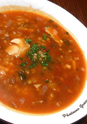 アラブの魚のスープ　ショルバ♪-レシピのメイン写真