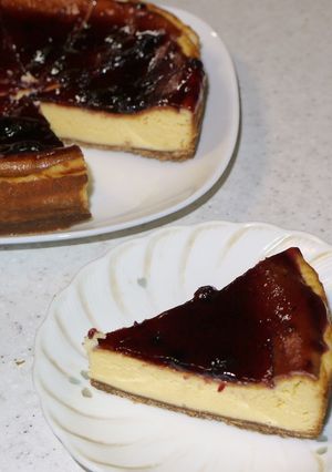 ベイクドチーズケーキ-レシピのメイン写真