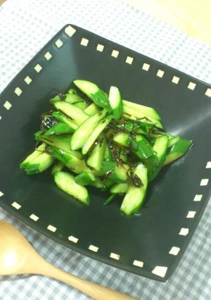 きゅうりの塩昆布和え-レシピのメイン写真