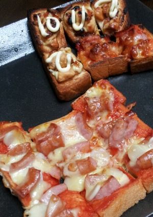 簡単！すぐできなんちゃってピザ♬-レシピのメイン写真