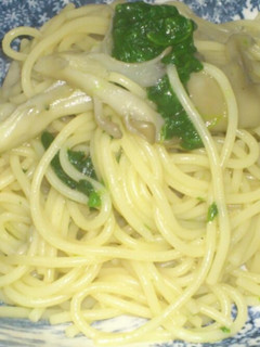 ほうれん草と舞茸パスタ-レシピのメイン写真