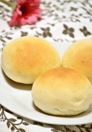 ふわふわやみつき♪薄力粉だけの激安丸パン-レシピのメイン写真