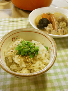 ごぼうとしらすの炊き込みご飯-レシピのメイン写真