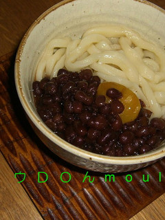 うどん栗ぜんざい-レシピのメイン写真