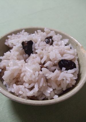 簡単☆黒豆ごはん（梅干し入り）-レシピのメイン写真
