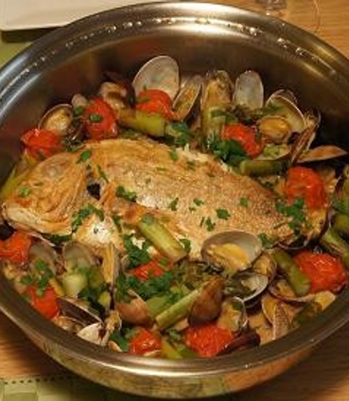 鯛のアクアパッツァ-レシピのメイン写真