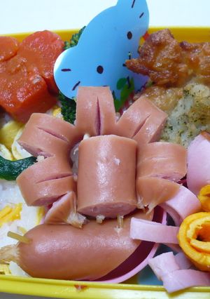 キャラ弁　こびとずかん②　クサマダラ-レシピのメイン写真