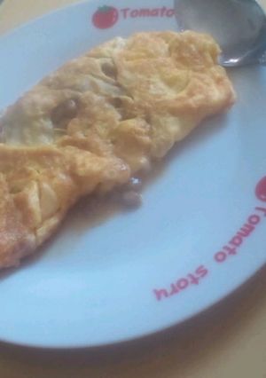 簡単！納豆オムレツ-レシピのメイン写真