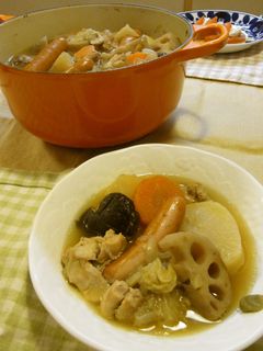 かつお節&和野菜でちょっぴり和風ポトフ♪-レシピのメイン写真