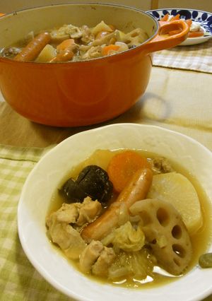 かつお節&和野菜でちょっぴり和風ポトフ♪-レシピのメイン写真