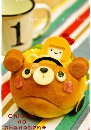 ＊キャラパン＊ロールパンＤＥブーブーカー-レシピのメイン写真