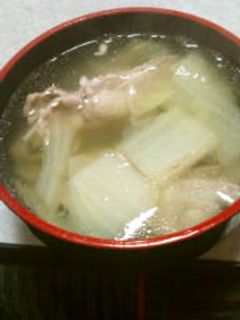 ちょびっと白菜と豚肉のスープ-レシピのメイン写真