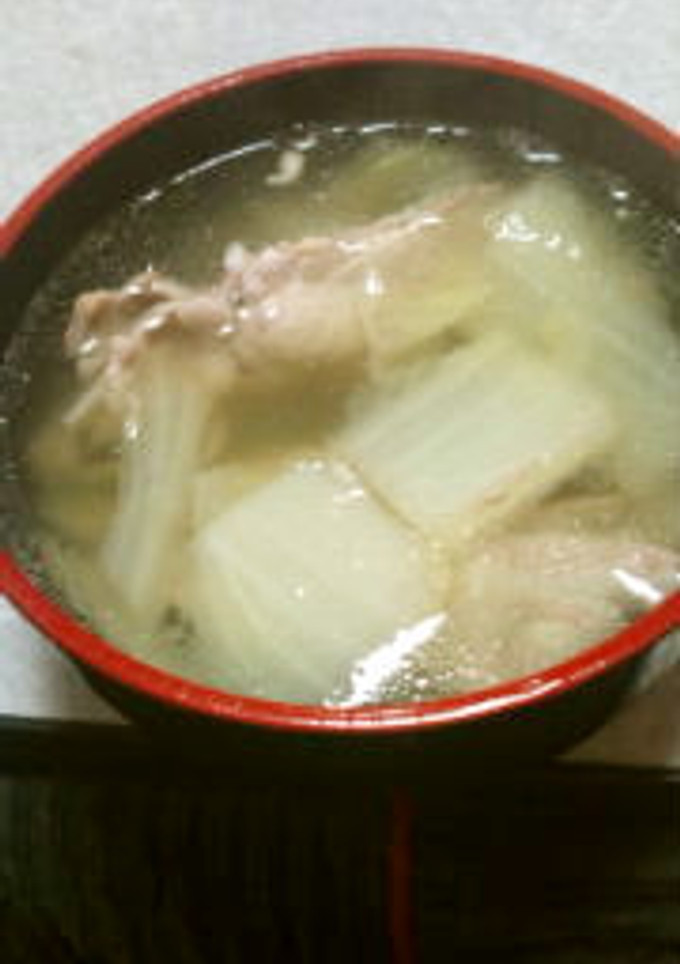 ちょびっと白菜と豚肉のスープ-レシピのメイン写真