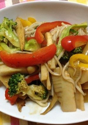 こんにゃく麺deあんかけ風焼きそば-レシピのメイン写真