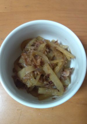 ヤーコンのおかか煮-レシピのメイン写真