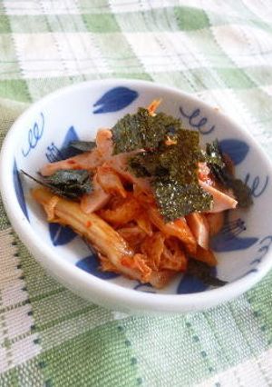 魚肉ソーセージとキムチの和え物-レシピのメイン写真
