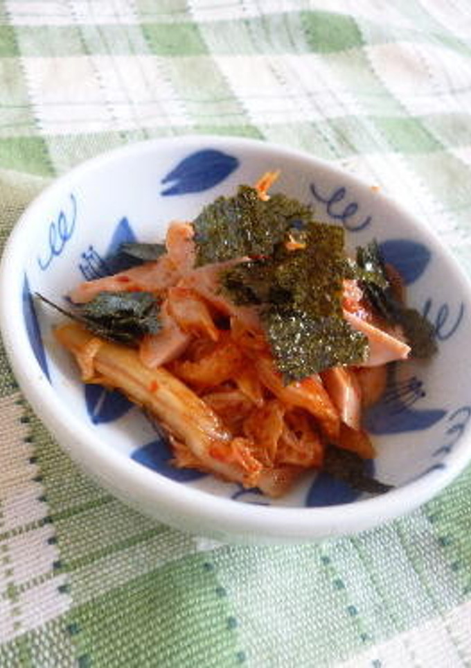 魚肉ソーセージとキムチの和え物-レシピのメイン写真