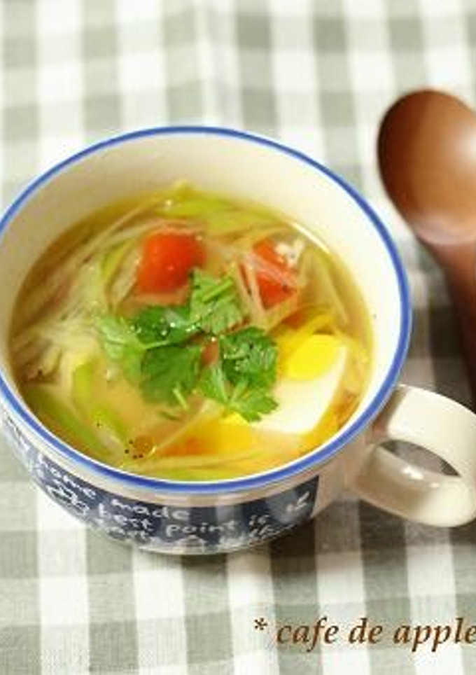 生姜と長ネギのあったかスープ-レシピのメイン写真