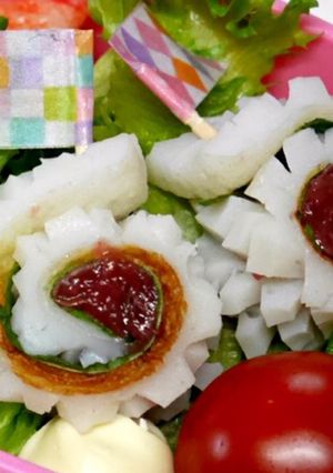 ちくわのくるくる串『梅しそVer.』-レシピのメイン写真