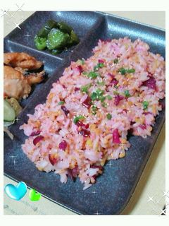 納豆としば漬けの炒飯-レシピのメイン写真