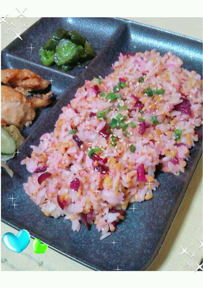 納豆としば漬けの炒飯-レシピのメイン写真