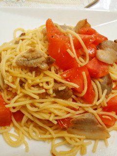 塩豚トマトパスタ-レシピのメイン写真