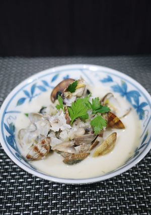 タニタさんに学べ☆あさりのクリーム煮-レシピのメイン写真