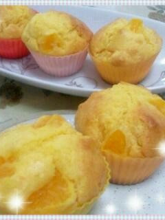 ホットケーキミックスで【みかんマフィン】-レシピのメイン写真